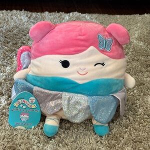 Squishmallows Pink and Blue Plush with Butterfly (12 inch)